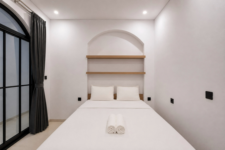 Bedroom 2, 2BR Mediterranean Private Pool Villa Nusa Dua By Travelio, Badung