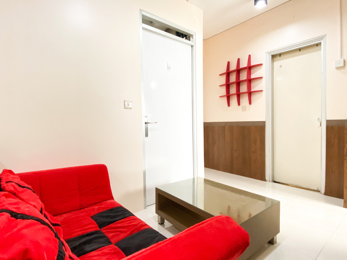 Living Room 5, Best Deal and Cozy 2BR Menteng Square Apartment By Travelio, Jakarta Pusat