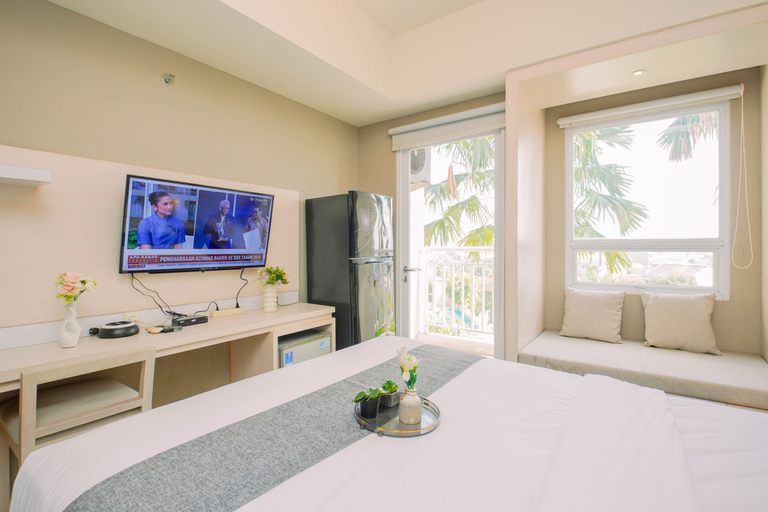 Bedroom 4, Warm and Welcoming Studio (No Kitchen) at Apartment Mustika Golf Residence By Travelio, Cikarang