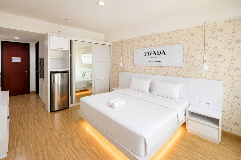 Bedroom 3, Fresh Living Studio at Apartment Mataram City By Travelio, Sleman