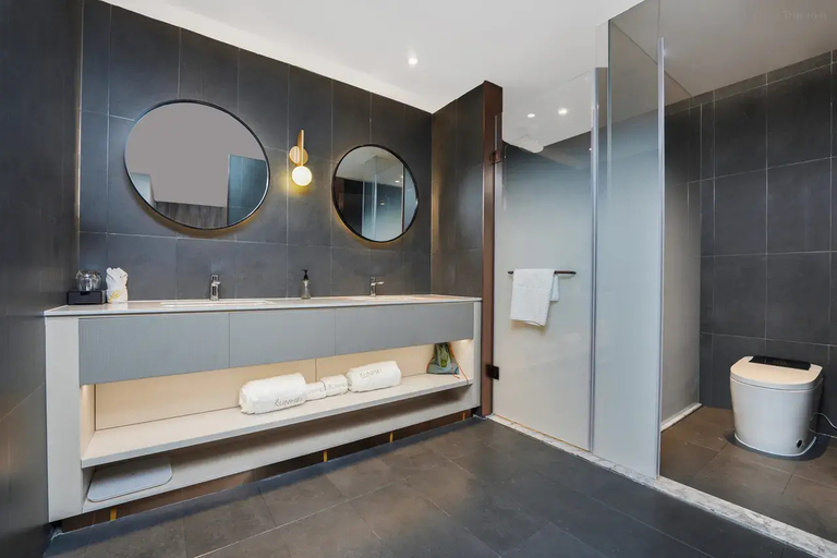 Bathroom 3, Pinrui Hotel (University Town, Donggang District, Rizhao), Rizhao
