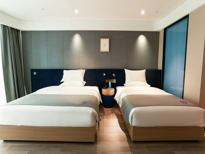 Bedroom 2, Lan'ou Shangpin Hotel, Hongjundu Square, Pengshui, Chongqing, Chongqing