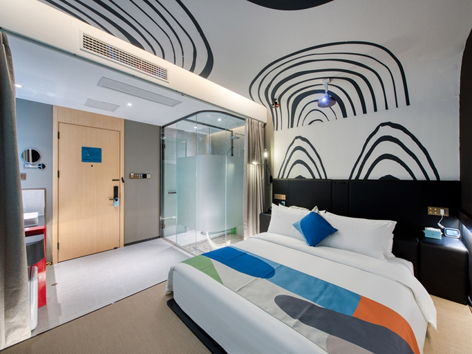 Bedroom 2, Lan'ou Shangpin Hotel, Nantong Binhai Industrial Park, Nantong