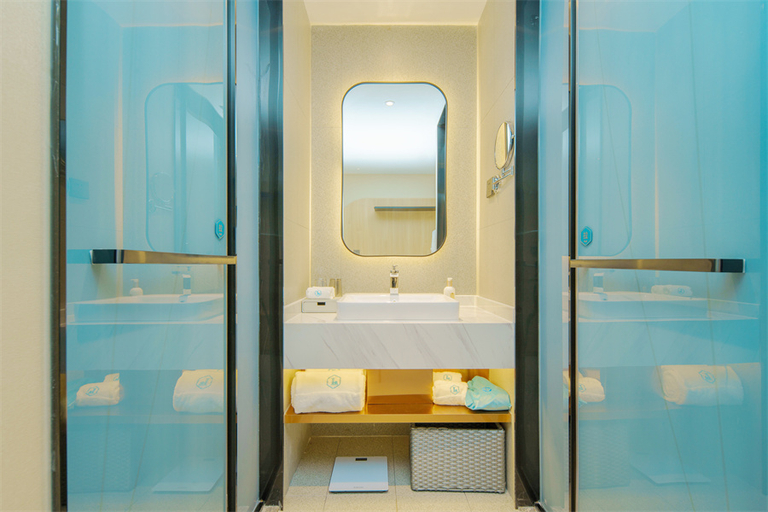 Bathroom 2, Lan'ou Shangpin Hotel, Jinquan Road, Jintang County, Chengdu, Chengdu