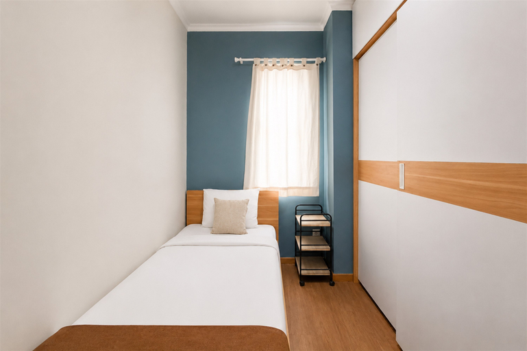 Bedroom 5, Elegant Airy 2BR at Apartment Asatti By Travelio, Tangerang Selatan