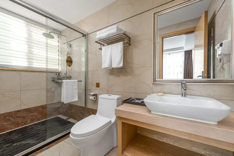 Bathroom, Lan'ou Shangpin Hotel, Guiyang Baiyun North High-Speed Railway Station, Guiyang
