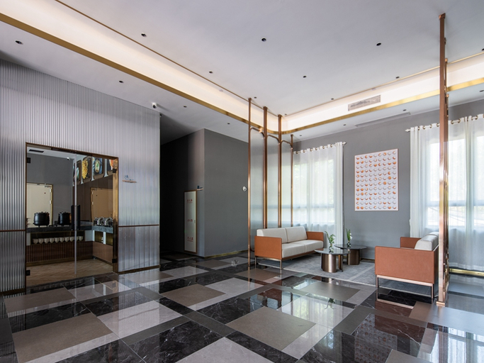 Lobby 3, Yangzhou Seine Spring Lan'ou Shangpin Hotel, Yangzhou