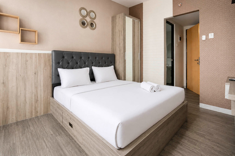 Bedroom 3, Calm and Comfortable Studio Room at Apartment The Alton By Travelio, Semarang