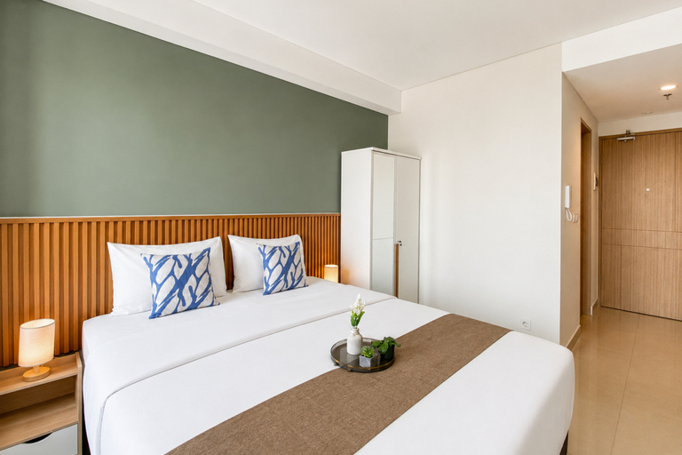 Bedroom 4, Smart and Practical Studio at Apartment Tamansari Iswara By Travelio, Bekasi