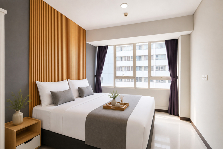 Bedroom 5, Capacious and Comfortable 3BR at Apartment Nifarro Park By Travelio, Jakarta Selatan