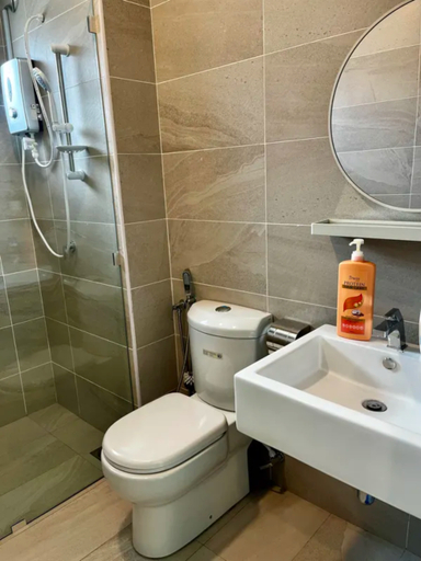 Bathroom, Sunway Ipoh - Damai Stay - 5Min to Tambun - 20Pax, Kinta