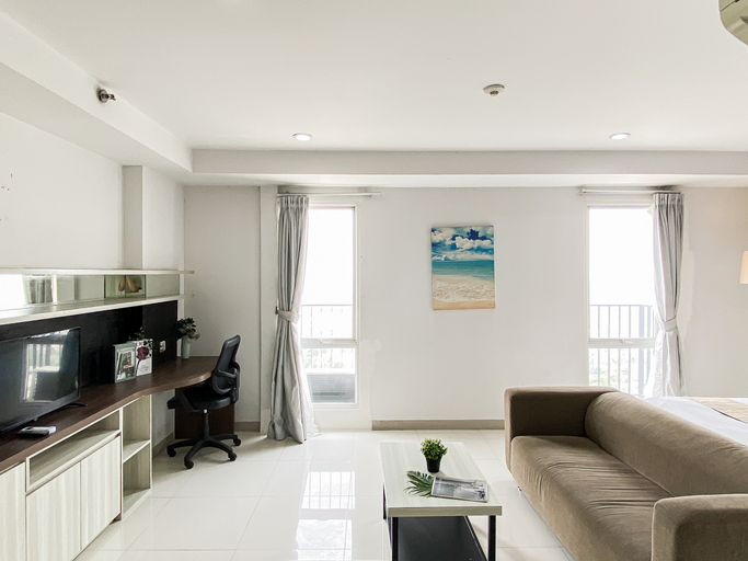 Bedroom 2, Airy Minimalist Studio at Apartment Azalea Suites By Travelio, Cikarang