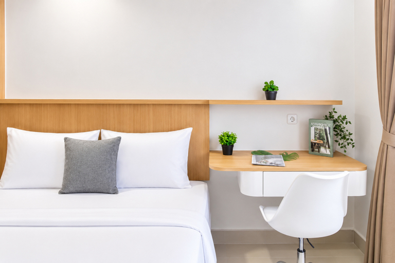 Bedroom 3, Cozy and Great Choice Studio at Apartment Evenciio Margonda by Travelio, Depok