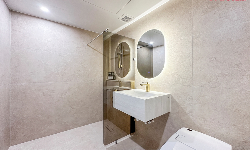 Bathroom, HOTEL Yeogiuhtte Gwangju Hanam, Gwangsan