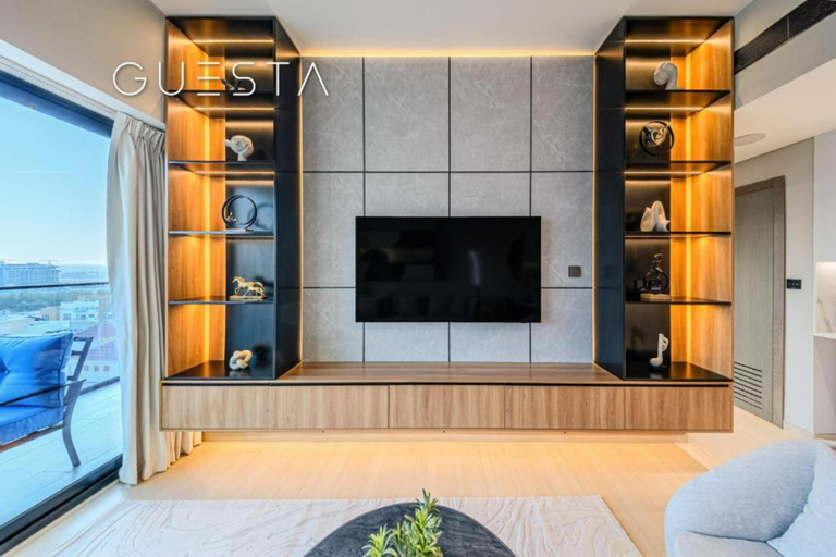 Living Room 2, Binghatti Emerald Near Jumeirah Village Circle, Dubai