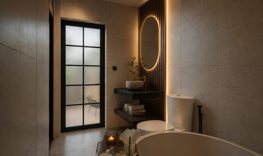 Bathroom 3, Guru Giri Studio Private Pool Villa Yogyakarta, Bantul