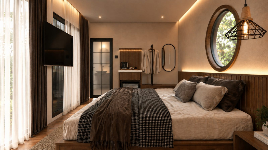 Bedroom 4, Guru Giri Studio Private Pool Villa Yogyakarta, Bantul