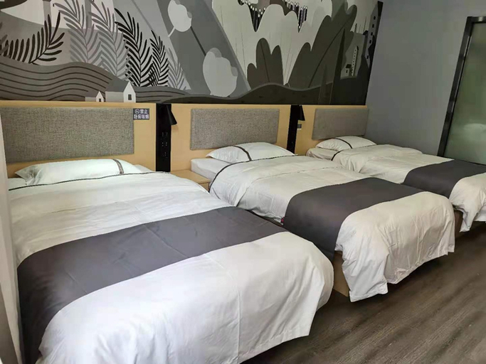 Bedroom 2, Thank Inn Hotel (Yanji Department Store), Yanbian Korean