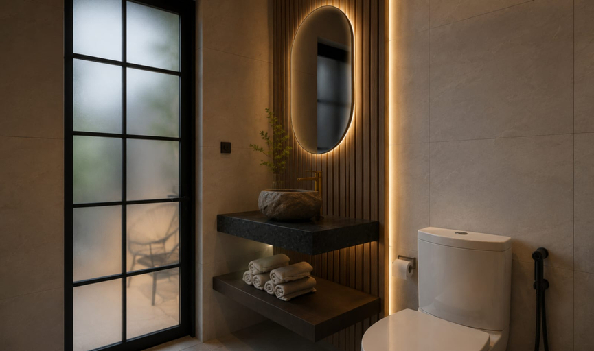 Bathroom 5, Guru Giri Family Studio with Private Pool Villa Yogyakarta, Bantul