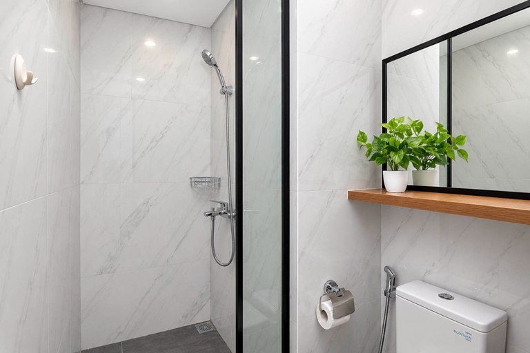 Bathroom 5, Nice and Chic Studio Room at Apartment Ciputra World 2 By Travelio, South Jakarta