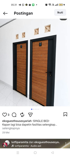 Exterior 2, Eko Guest House Syari'ah, Pacitan