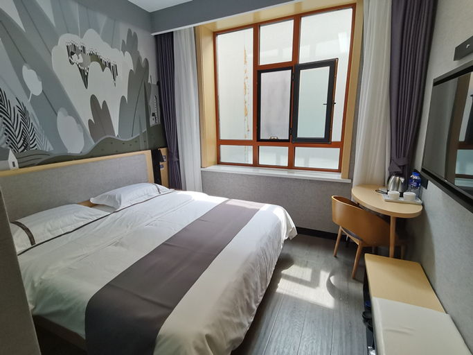Bedroom 5, Thank Inn Hotel (Yanji Department Store), Yanbian Korean