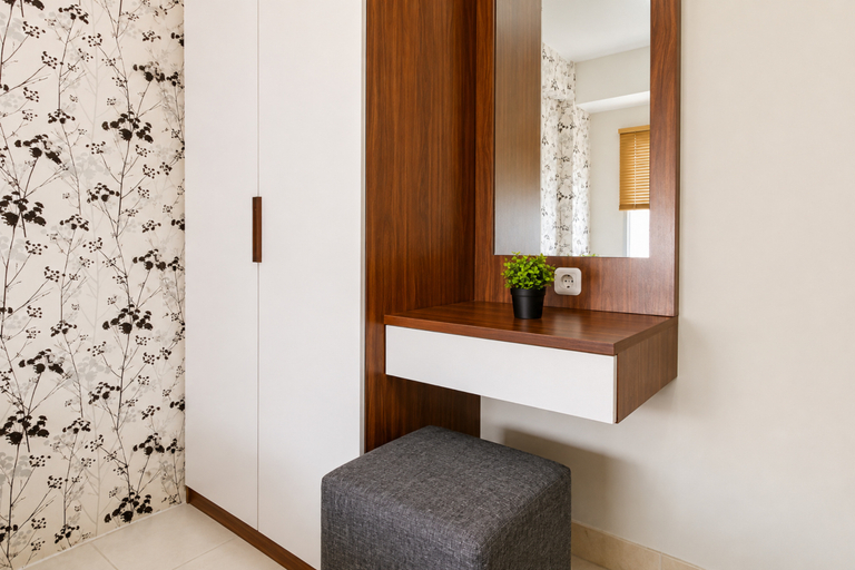 Bedroom 2, Contemporary Chic 2BR at Apartment Podomoro Golf View By Travelio, Bogor