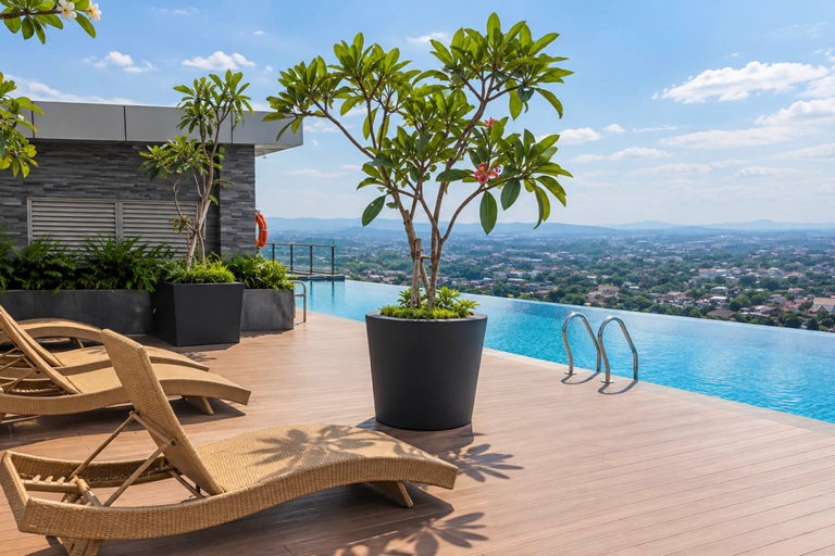 Exterior 3, Warm and Sleek Studio at Apartment The Pinnacle By Travelio, Semarang