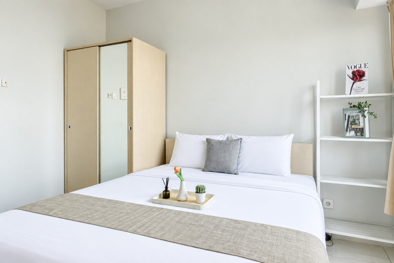 Bedroom 2, Nice and Warm Studio Room at Apartment Taman Melati Margonda By Travelio, Depok