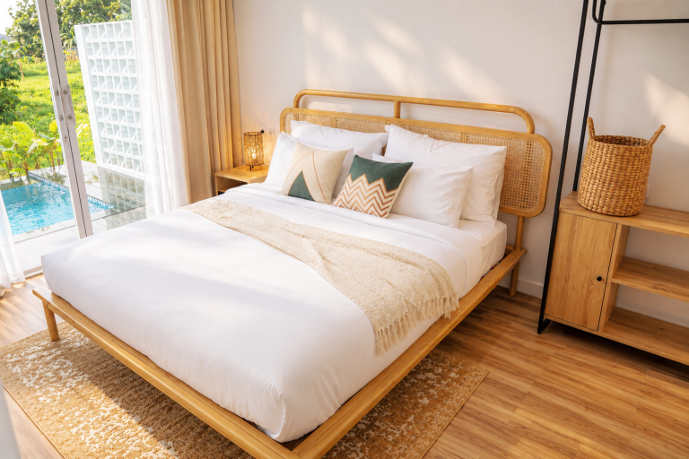 Bedroom 4, Putih Kaca Villa with Private Pool, Sleman