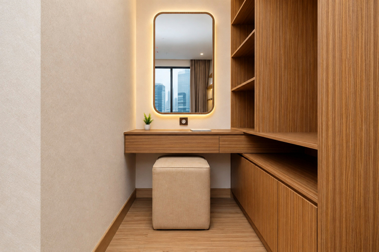 Bedroom 4, Zen Living in 2BR at Apartment Ciputra World 2 By Travelio, Jakarta Selatan
