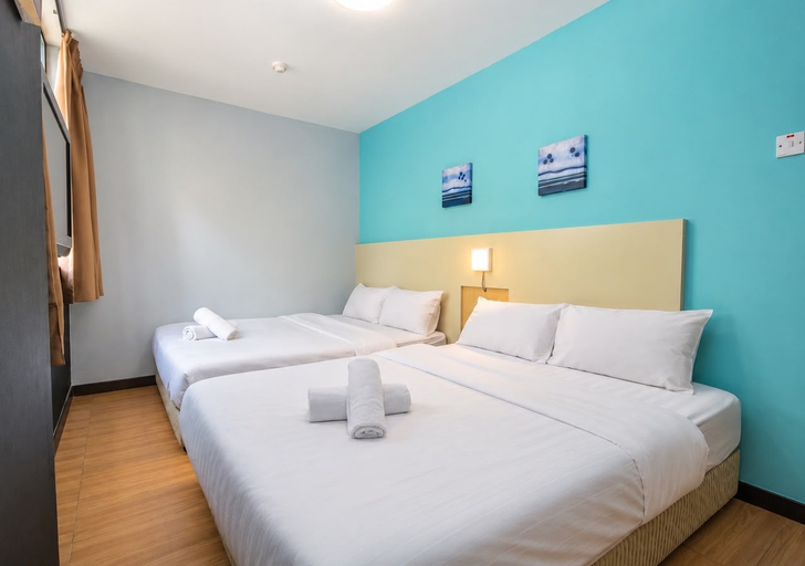 Bedroom 2, JQ Station Eight Inn, Kinta