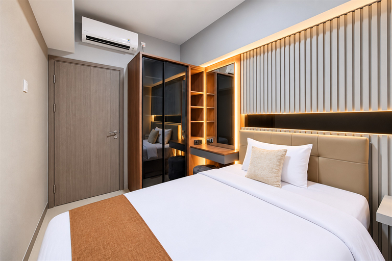 Bedroom 4, Classic and Roomy 2BR at Tamansari Bintaro Mansion Apartment By Travelio, Tangerang Selatan