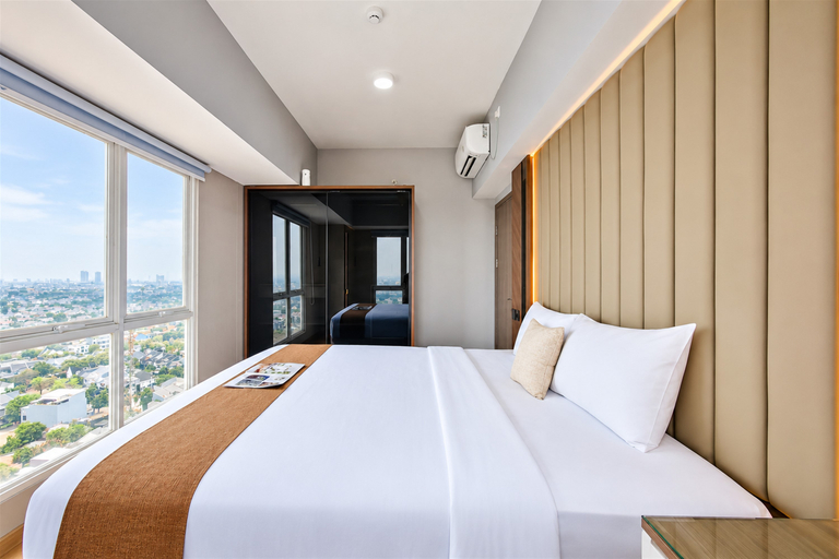 Bedroom 3, Classic and Roomy 2BR at Tamansari Bintaro Mansion Apartment By Travelio, Tangerang Selatan