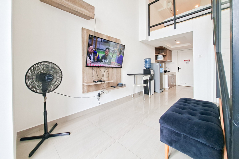 Bedroom 5, Cozy and Well Appointed Studio Loft at Apartment Kingland Avenue By Travelio, Tangerang
