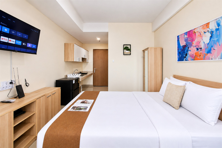Bedroom 5, Smart and Airy Living Studio at Apartment B Residence By Travelio, Tangerang Selatan