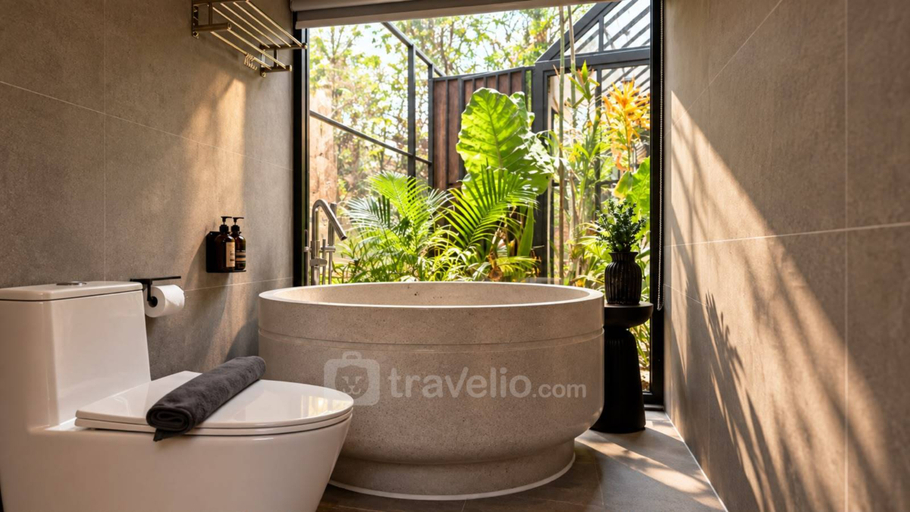 Bathroom 5, Guru Giri Family Studio with Private Pool Villa Yogyakarta, Bantul