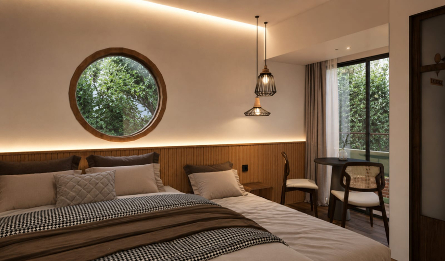 Bedroom 5, Guru Giri Family Studio with Private Pool Villa Yogyakarta, Bantul