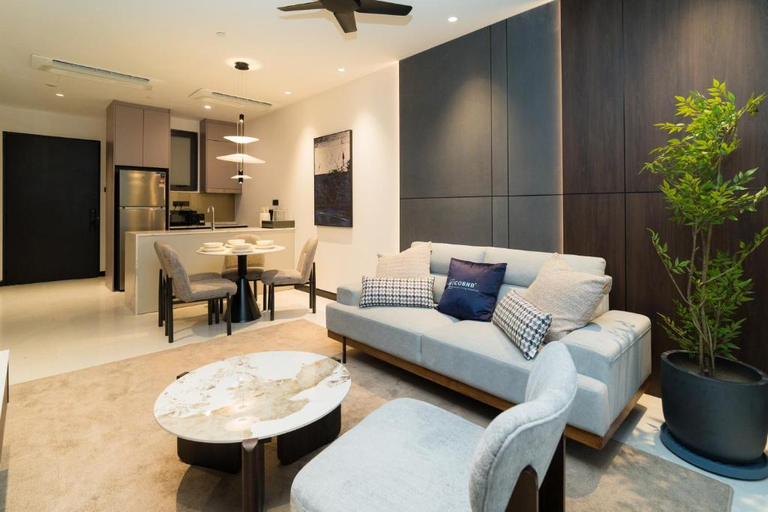Living Room 5, Skylon Residences Bukit Ceylon by CoBNB Plus, Kuala Lumpur