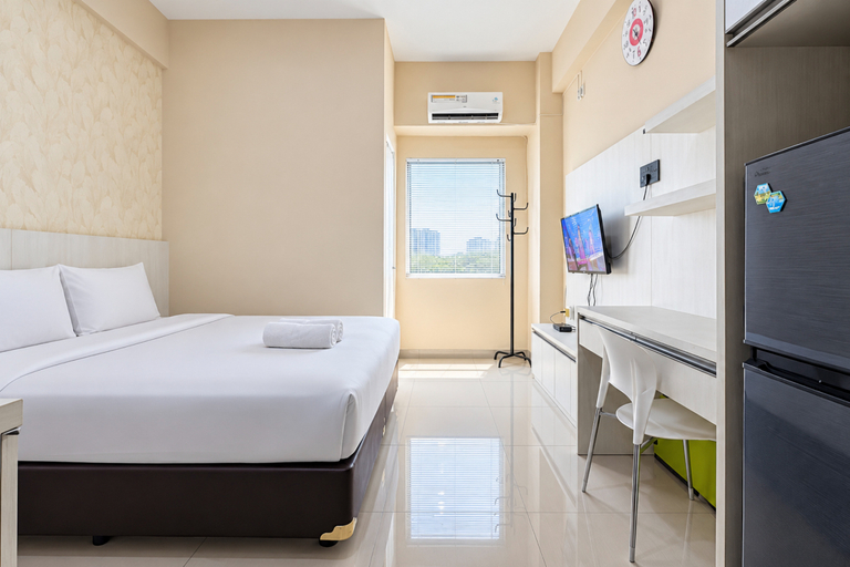 Bedroom 4, Nice and Neat Studio at Apartment Student Castle Yogyakarta By Travelio, Sleman