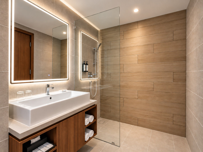 Bathroom 4, FOX Hotel Glenmarie Shah Alam by The Ascott, Shah Alam