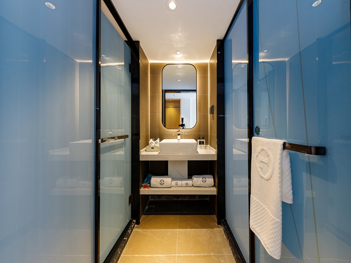 Bathroom 3, Lan'ou Shangpin Hotel (Xuchang Pangdonglai Times Square / Cao-Wei Ancient City), Xuchang
