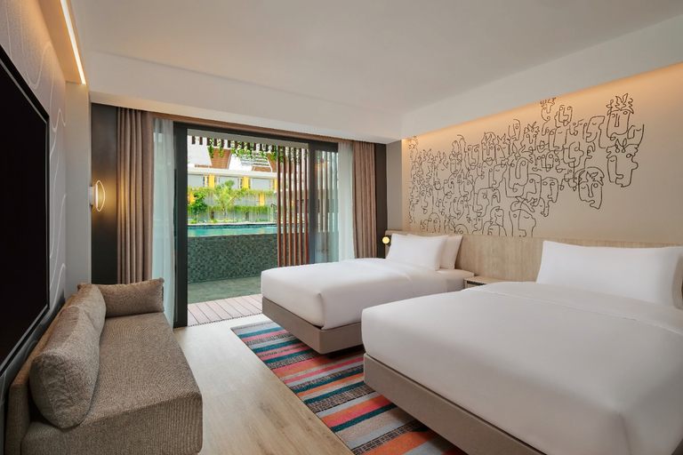 Bedroom 3, Aloft Bali Kuta at Beachwalk, Badung