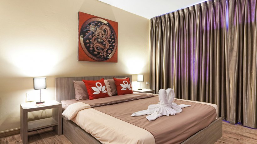 Bedroom, Zen Rooms Patong Soi Post Office, Phuket Island