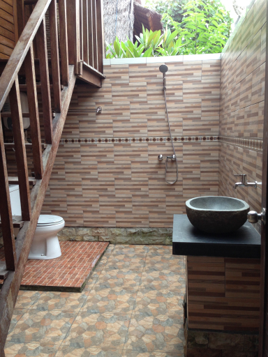 Bathroom 3, A-One House, Klungkung