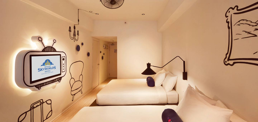 Bedroom 2, Resorts World Genting – Genting SkyWorlds Hotel, Genting Highlands