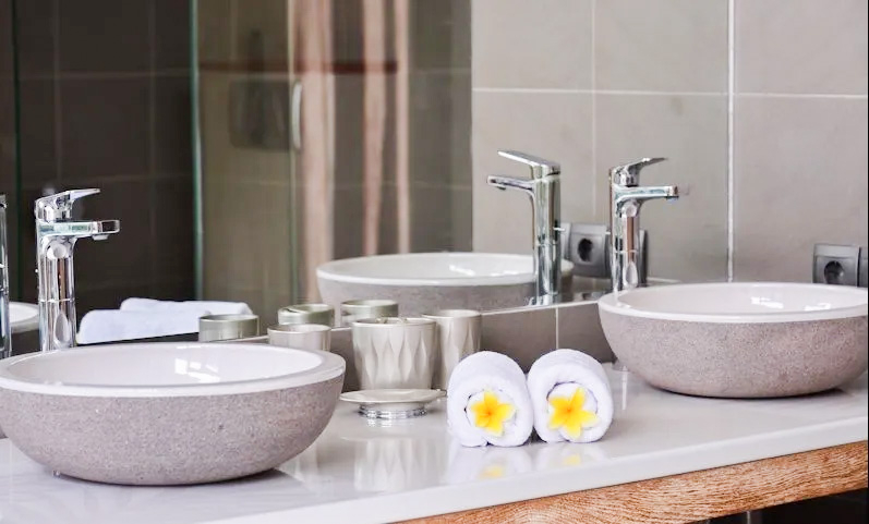 Bathroom 3, Zoe Private Pool Villas Canggu Bali, Badung