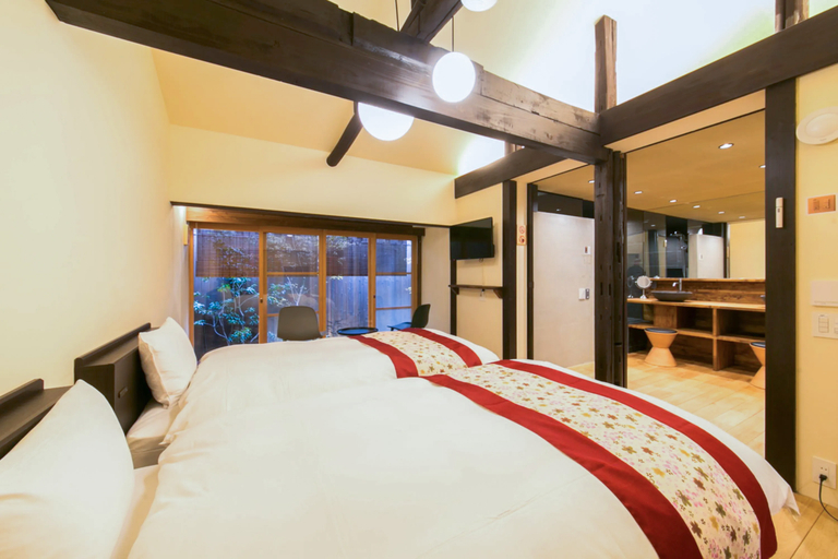 Bedroom 2, SATOI Omiya Gojo SEISHI (Muslim Friendly), Kyoto