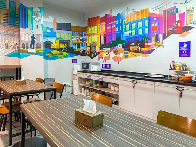 Dining Room, Checkers Hostel, Singapore