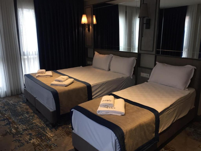 Bedroom 5, Ahg Atlas Hotel Taksim, Beyoğlu